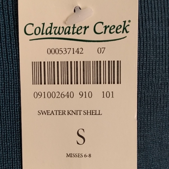 Coldwater Creek sweater knit shell - Picture 4 of 4